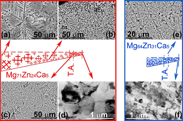 Microstructure d'alliages de magnésium