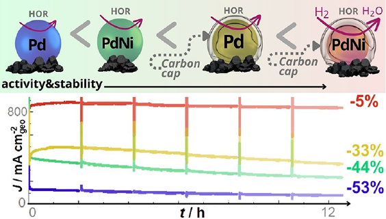 Activité de nanoparticules Pd